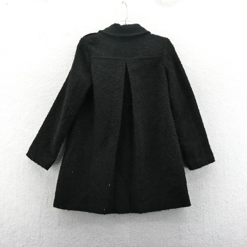 Gap Kids Overcoat Girls XL Size 12 Black Button Up School Preppy Going Out Youth